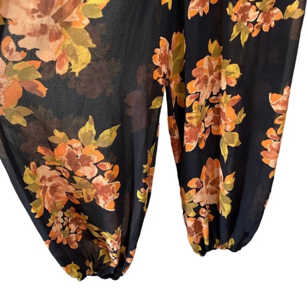 (A55) NEW Intimately Free People, Sz XS, Boho Monday Morning Floral Lounge Pants - Picture 7 of 12